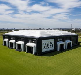 Tent1-6371 Black White Inflatable Pavili...