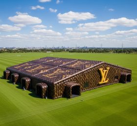 Tent1-6450 Louis Vuitton Brown Beige Inf...