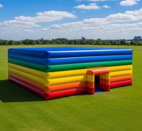 Tent1-6499 Rainbow Striped Inflatable Te...