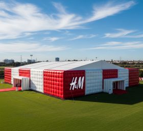 Tent1-6519 Red White Inflatable Pavilion