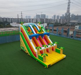 T8-7508 Dino themed Double Lane Inflatab...