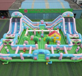GF3-616 Peppa Pig Theme Inflatable Park