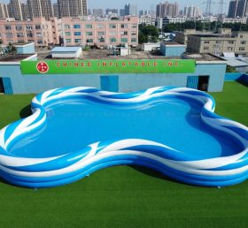 Pool4-046 Irregular Shaped Inflatable Po...