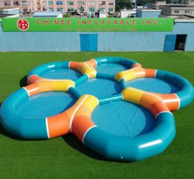 Pool4-049 Irregular Shaped Inflatable Po...