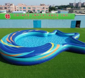 Pool4-051 Irregular Shaped Inflatable Po...